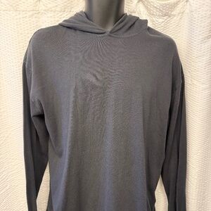 Men's Banana Republic Gray Hooded Long Sleeve